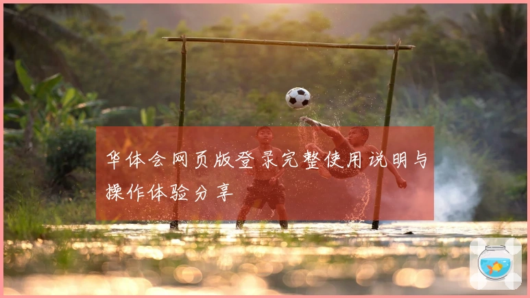 华体会网页版登录完整使用说明与操作体验分享